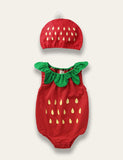 Multicolor Fruit Shape Romper - Bebehanna