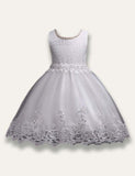 Pearl Princess Tulle Party Dress - Bebehanna
