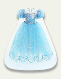 Princess Elsa Party Tulle Dress - Bebehanna