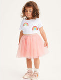 Rainbow Tulle Skirt Set - Bebehanna