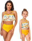 Ruffled Family Matching Swim Suit - Bebehanna