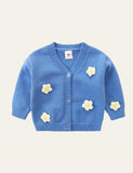 3D Flower Cardigan - Bebehanna