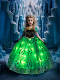 Anna LED Snow Princess Costume For Girl - Bebehanna