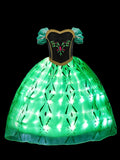 Anna LED Snow Princess Costume For Girl - Bebehanna