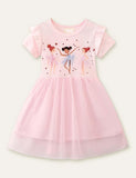 Ballet Girl Printed Dress - Bebehanna