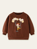 Balloon Girl Printed Sweatshirt - Bebehanna