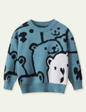 Bear Brocade Sweater - Bebehanna