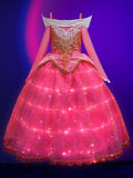 Beauty Princess Dress Up Fancy LED Costumes - Bebehanna