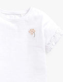 Bee&Flower Embroidered T-shirt - Bebehanna