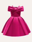 Bow Suspenders Party Dress