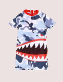 Boys' One-Piece Shark Swimsuit - Bebehanna