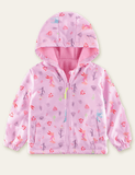 Jacke mit Cartoon-Tier-Print