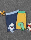 Cartoon Dinosaur Knitted Shorts - Bebehanna