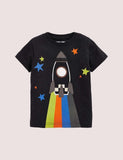 Cartoon raket T-shirt