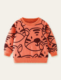 Cartoon Tiger Full Printed Sweatshirt - Bebehanna
