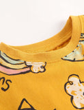 Cat Rainbow Printed Dress - Bebehanna