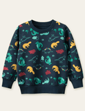 Children's Dinosaur Printed Sweatshirt - Bebehanna