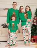 Christmas Cartoon Gingerbread Man Cute Printed Family Matchting Pajamas - Bebehanna