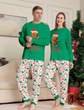 Christmas Cartoon Gingerbread Man Cute Printed Family Matchting Pajamas - Bebehanna