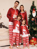 Pyjama assorti de famille de bonhomme de neige mignon de Noël