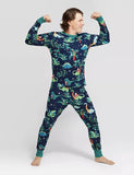 Christmas Dinosaur Print Family Matching Pajamas - Bebehanna