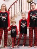 Pyjama assorti pour la famille à imprimé de Noël