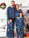 Pyjama assorti pour la famille à imprimé de Noël