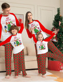 Pyjama assorti pour la famille à imprimé de Noël