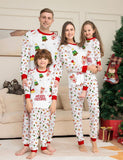 Pijama familiar com estampa de alce de árvore de Natal