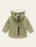 Cute Animal Cartoon Zipper Hooded Coat - Bebehanna