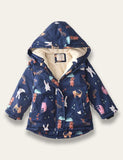 Cute Déier Print Cotton Coat