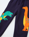 Dinosaur Appliqué Sweatpants - Bebehanna