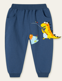 Jogginghose mit Dinosaurier-Blumenmuster