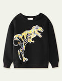 Dinosaur Printed Sweater - Bebehanna