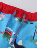 Dinosaur Printed Sweatpants - Bebehanna