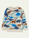 Sweatshirt mit Dinosaurier-Aufdruck