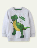 Sweatshirt mit Dinosaurier-Aufdruck