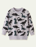 Sweatshirt mit Dinosaurier-Aufdruck