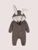 Easter Long Ear Bunny Hoodie Romper - Bebehanna