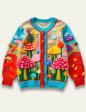 Clearance Sale - Mom&me Maching Mushroom Fun Cardigan