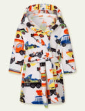 Flannel Cartoon Printed Nightgown - Bebehanna