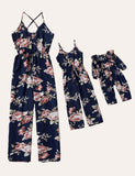 Floral Family Matching Overalls - Bebehanna