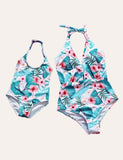 Floral Famill passende Swimsuit