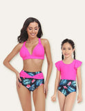 Floral Famill passende Swimsuit