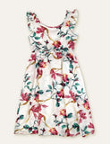 Floral Printed Family Matching Dress - Bebehanna