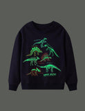 Glowing Dinosaur Sweatshirt - Bebehanna