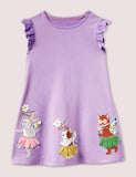 Guinea Pig Appliqué Dress - Bebehanna