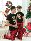 Happy Santa Claus Printed Family Matching Pajamas - Bebehanna