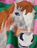 Horse Appliqué Dress - Bebehanna