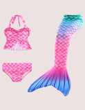 Mermaid Tail Baddräkt Set